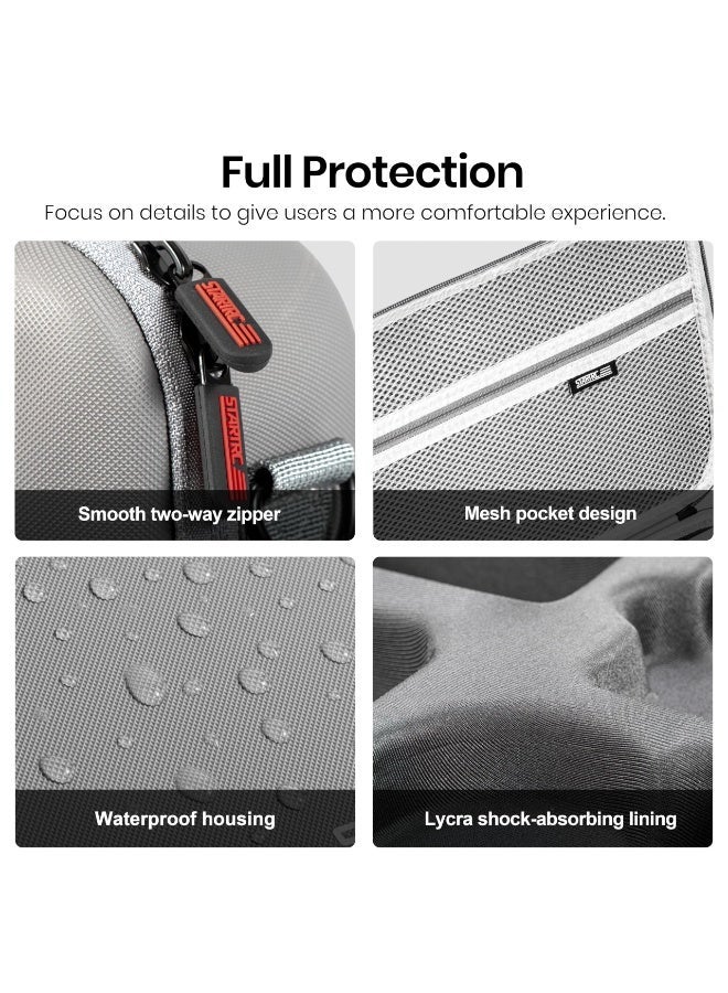 ستارت آر سي حقيبة حمل طائرة DJI Neo 2 بدون طيار، حقيبة كتف محمولة واقية من البولي يوريثين لطائرة دي جي آي نيو 2 مجموعة الطيران الإضافية، متوافقة مع جهاز التحكم عن بعد RC-N3 / RC-N - Image 5